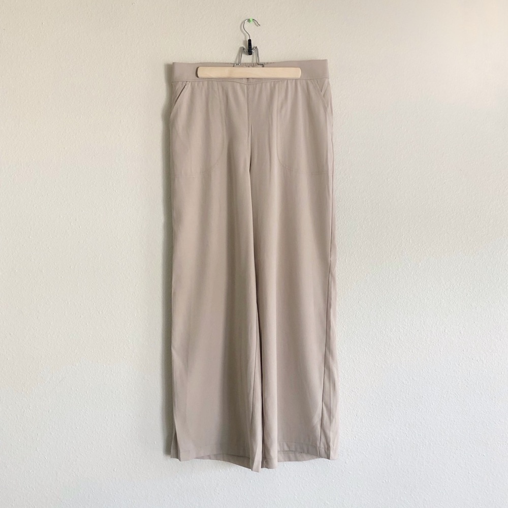 Max Studio Twill Easy Wide Leg Trouser